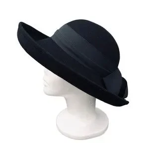 Accessories | Vtg Betmar 8s Wide Brim Black Bowler Style  display picture 2